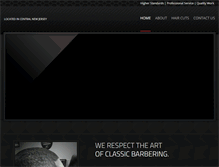Tablet Screenshot of classiccutsbarbers.com